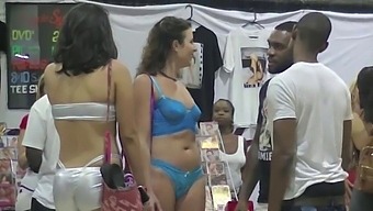 Interracial Gangbang With Reverse Cowgirl And Creampie Eating