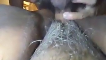 African American Elderly Woman Engaging In Infidelity With A Hispanic Partner