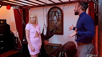 Madison Summers Fulfills Her Stepdad'S Kinky Dungeon Desires
