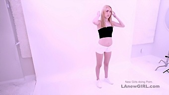 Pov View Of A Stunning Blonde Teen Getting Her Tight Ass Pounded In A Casting Call