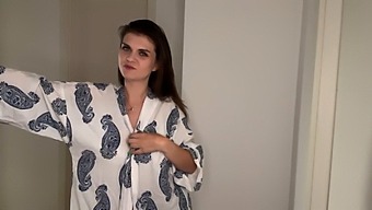 Huge Stepmom'S Accidental Exposure To Clothing Dryer While Son Is Present