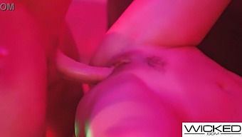 Experience The Sinful Pleasure Of A Steamy Threesome With Alexis Tae And Seth Gamble