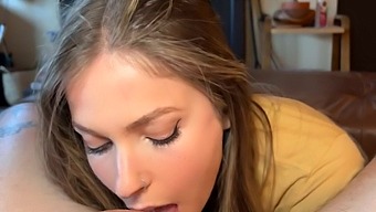Intimate Pov Encounter With A Busty Amateur And Her Skilled Mouth Skills